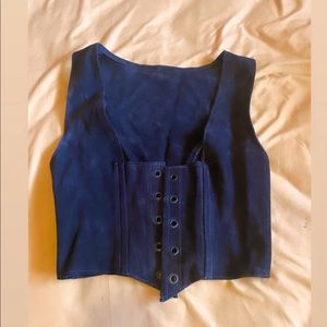Leather Chest/waist cincher